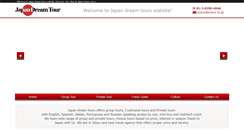 Desktop Screenshot of japandreamtours.com